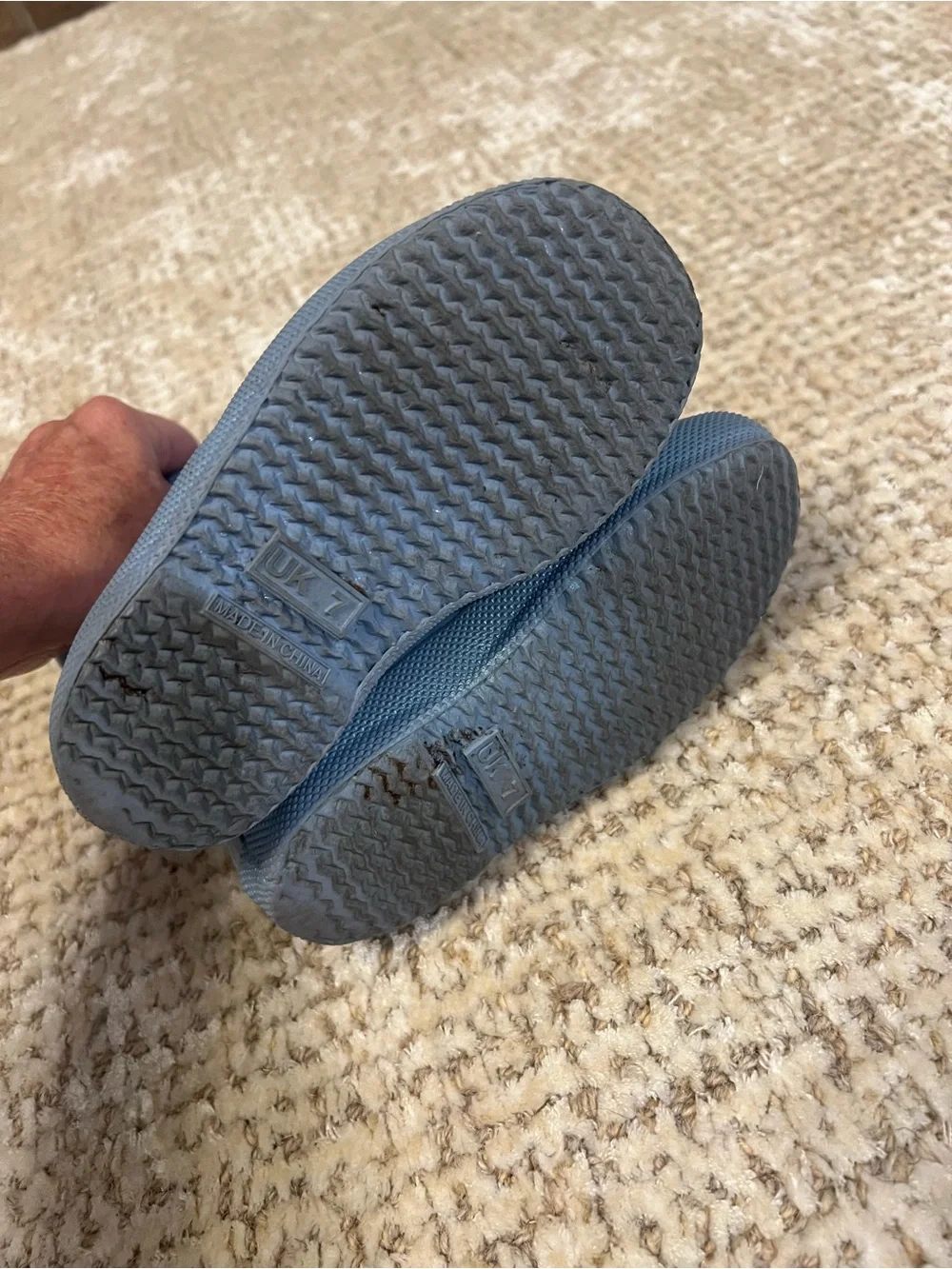 Hunter kids light blue boots